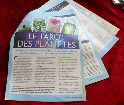Alice in Wonderland Inspired – Tarot des Planètes –  Rare Pocket Tarot Deck