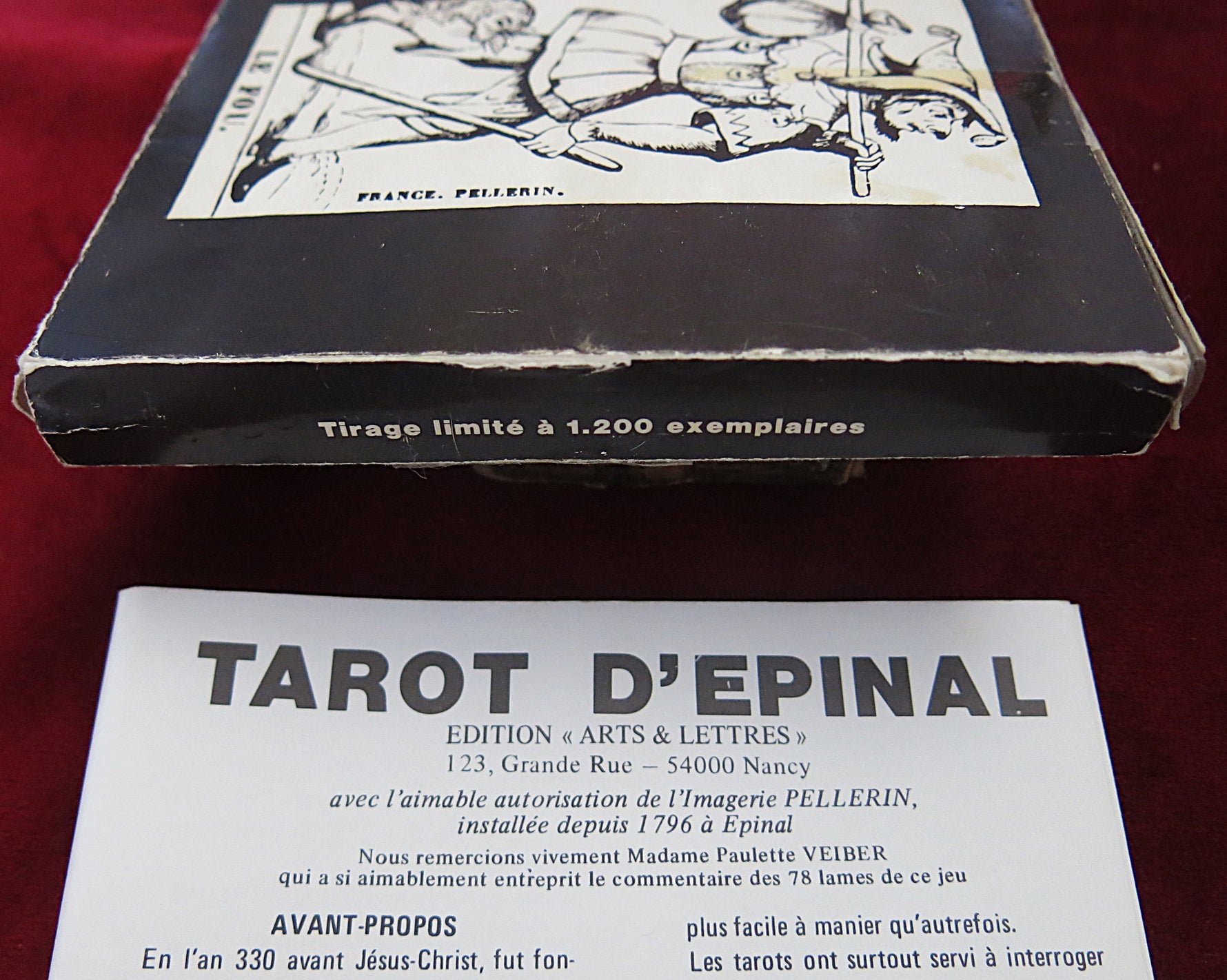 Tarot d'Épinal by Imagerie Pellerin – Tirage Limité Arts & Lettres