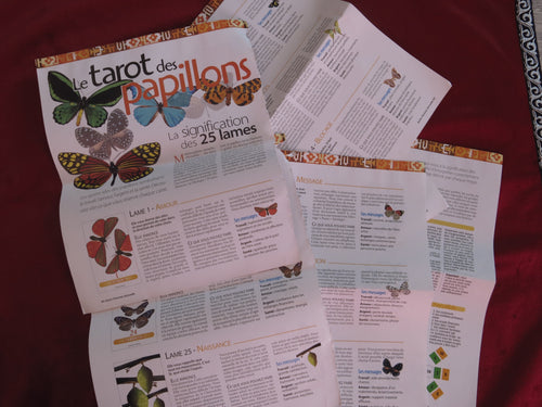 🦋 Tarot des Papillons – Butterfly Tarot Deck (Mini Edition) - Butterfly for Divination