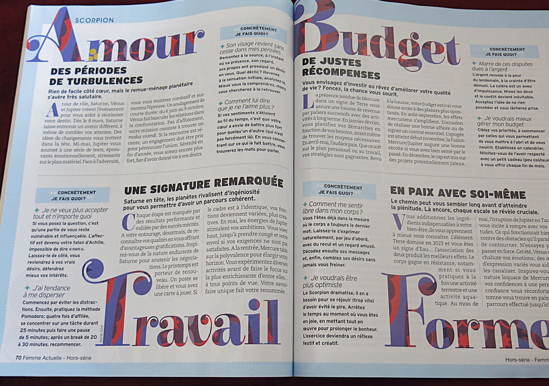 Le Tarot Indien – Femme Actuelle Hors-Série Astres – Sealed Deck + Magazine – French Edition