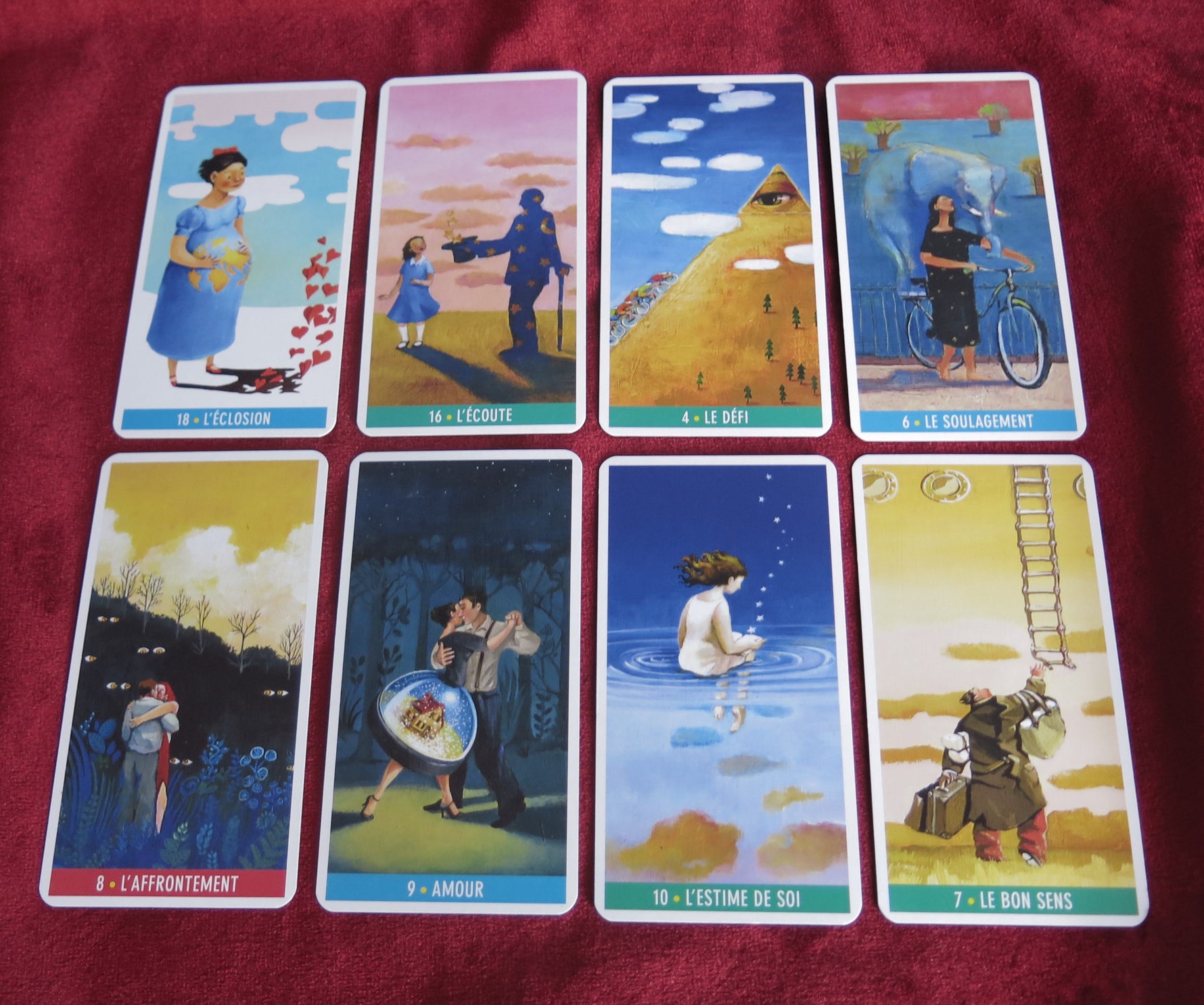Tarot du Bien-Être – Jeu de tarot français du bien-être (édition spéciale Femme Actuelle)
