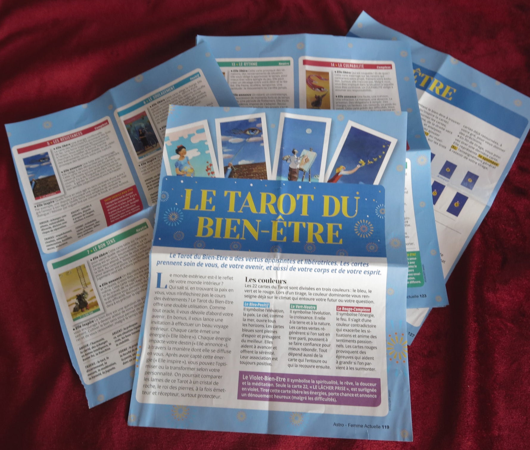 Tarot du Bien-Être – Jeu de tarot français du bien-être (édition spéciale Femme Actuelle)