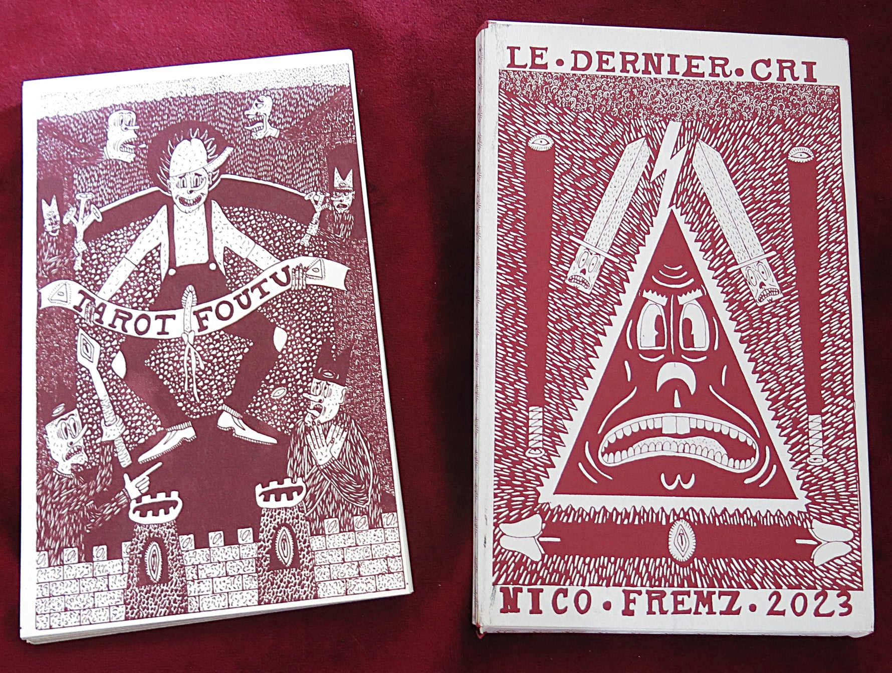 Nico Fremz Tarot Deck – tArO FoUtU – Underground Artist Tarot Marseille Style