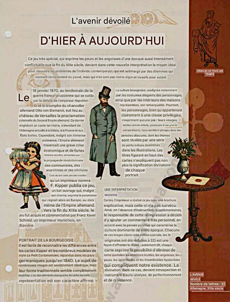 Oracle du futur dévoilé – Pages d'explication numériques (PDF) à télécharger - ANGLAIS, FRANÇAIS ET ESPAGNOL - IMPRIMABLE
