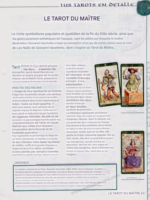 Tarot of the Master + Instructions – Tarot del Maestro (Lo Scarabeo, 2005) — Giovanni Vacchetta 1893