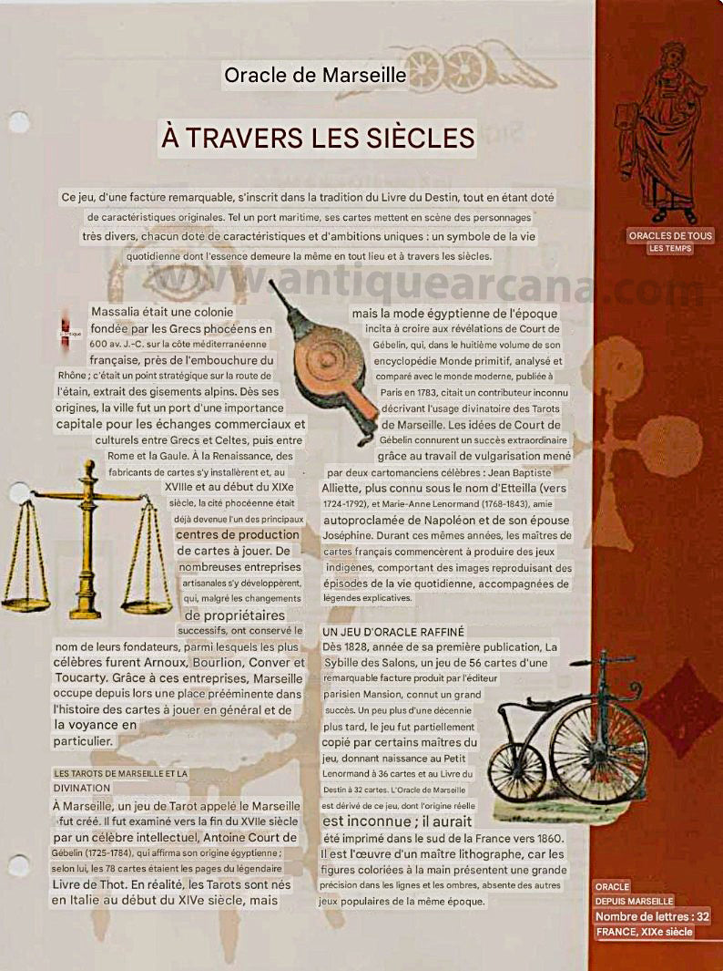 Vintage Marseille Oracle – 2002 – Oráculo de Marsella – Lo Scarabeo – RARE – Out of Print