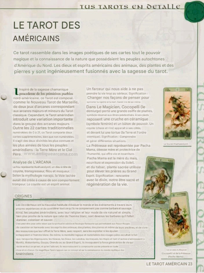 Native American Tarot – Lo Scarabeo – Complete Deck + Digital Guide - 2002 - BRAND NEW!