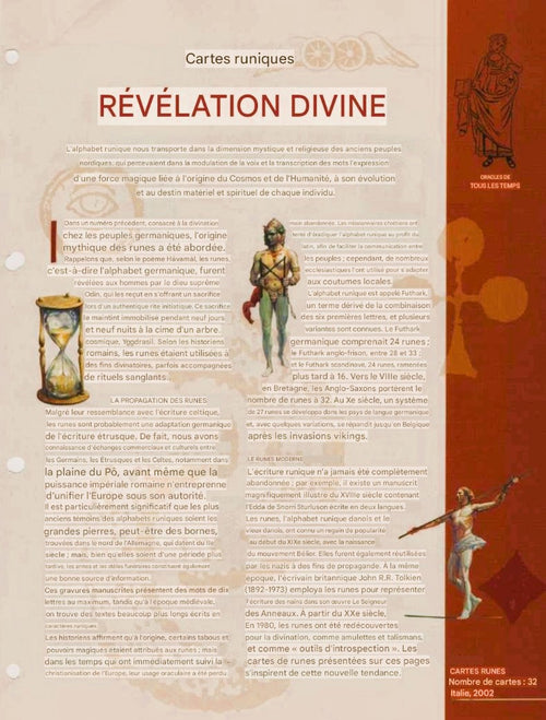 Runes Oracle – Cartas de las Runas (2003) – Édition Rare Lo Scarabeo