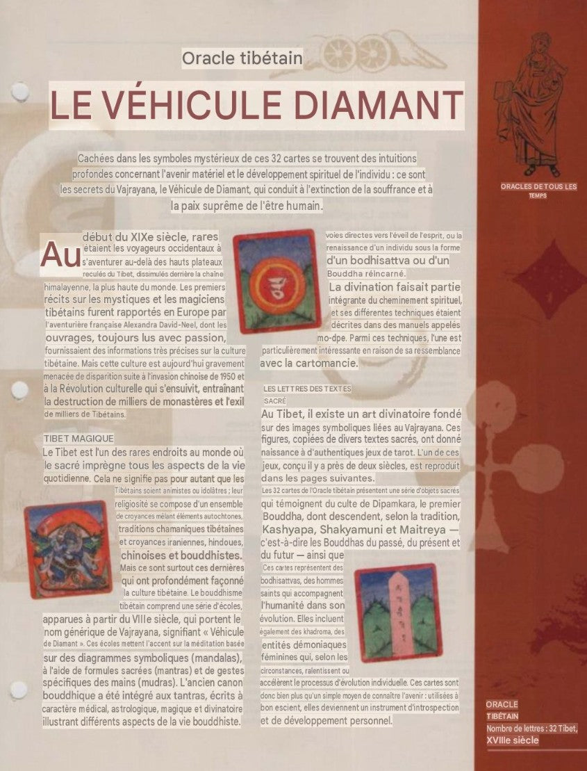 Tibetan Oracle PDF – Instructions ONLY - File Download - ENGLISH, FRENCH & SPANISH