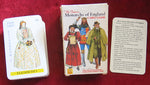 Monarchs of England game, vintage card game, educational history game, English kings and queens, royal history cards, British monarchy deck, Queen Elizabeth I card, vintage heritage game, Trioview Ltd, 1991 card game, children’s history game, royal family card game, English monarchs collectible, illustrated educational deck, family learning game, kings and queens of England, timeline game, UK history toy, monarchs trivia cards, made in Belgium cards