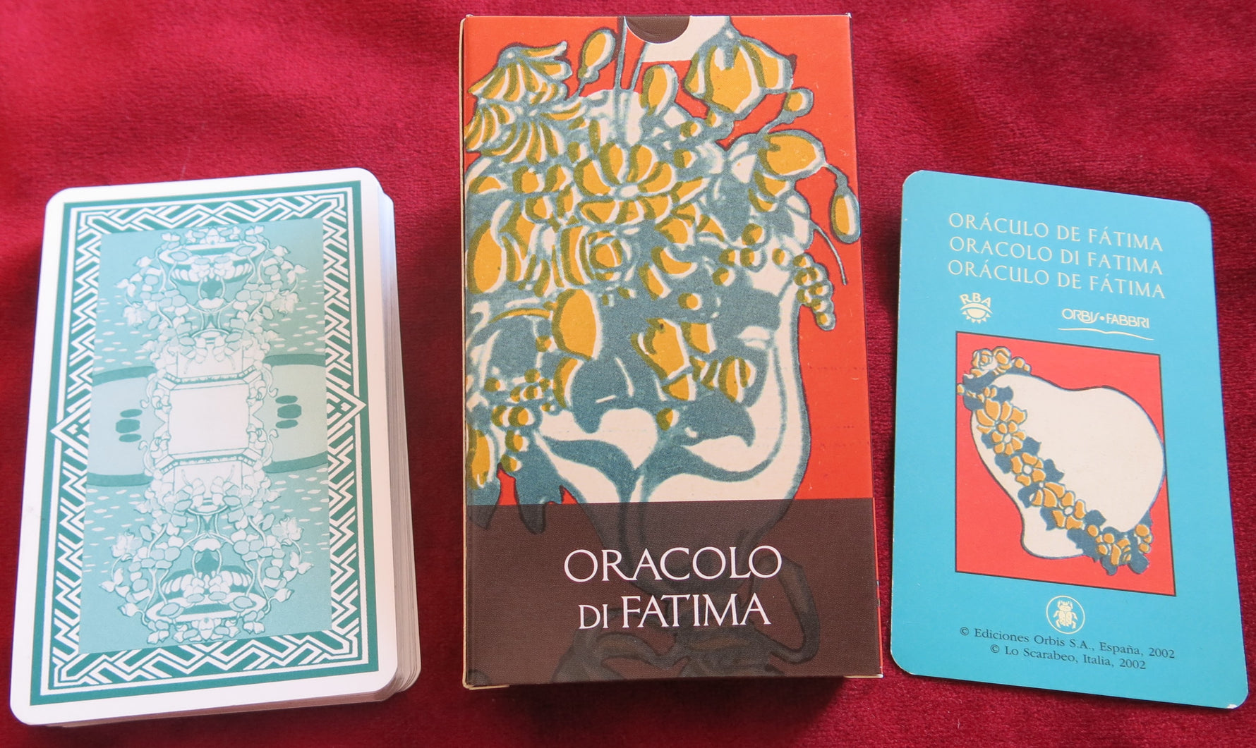 Oracle de Fatima + guide –– Edition Rare 2002 –– Oracle Symbolique Chrétien - Oracolo di Fatima