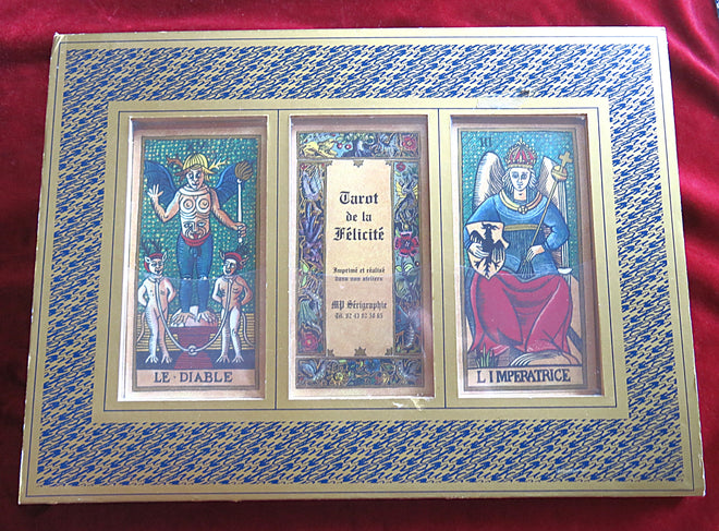 Le Tarot de la Félicité - Téléchargement de fichier - IMPRIMABLE - Jeu de cartes français TRÈS RARE de 1999