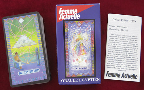 Oracle Égyptien – Édition Femme Actuelle (Marc Angel &amp; Myrrha, 2010) – Rare Épuisé