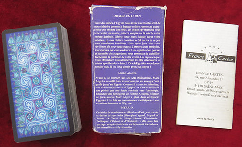 Rare Oracle égyptien (Myrrha Art) – Édition Femme Actuelle années 1990 – Fabriqué en France