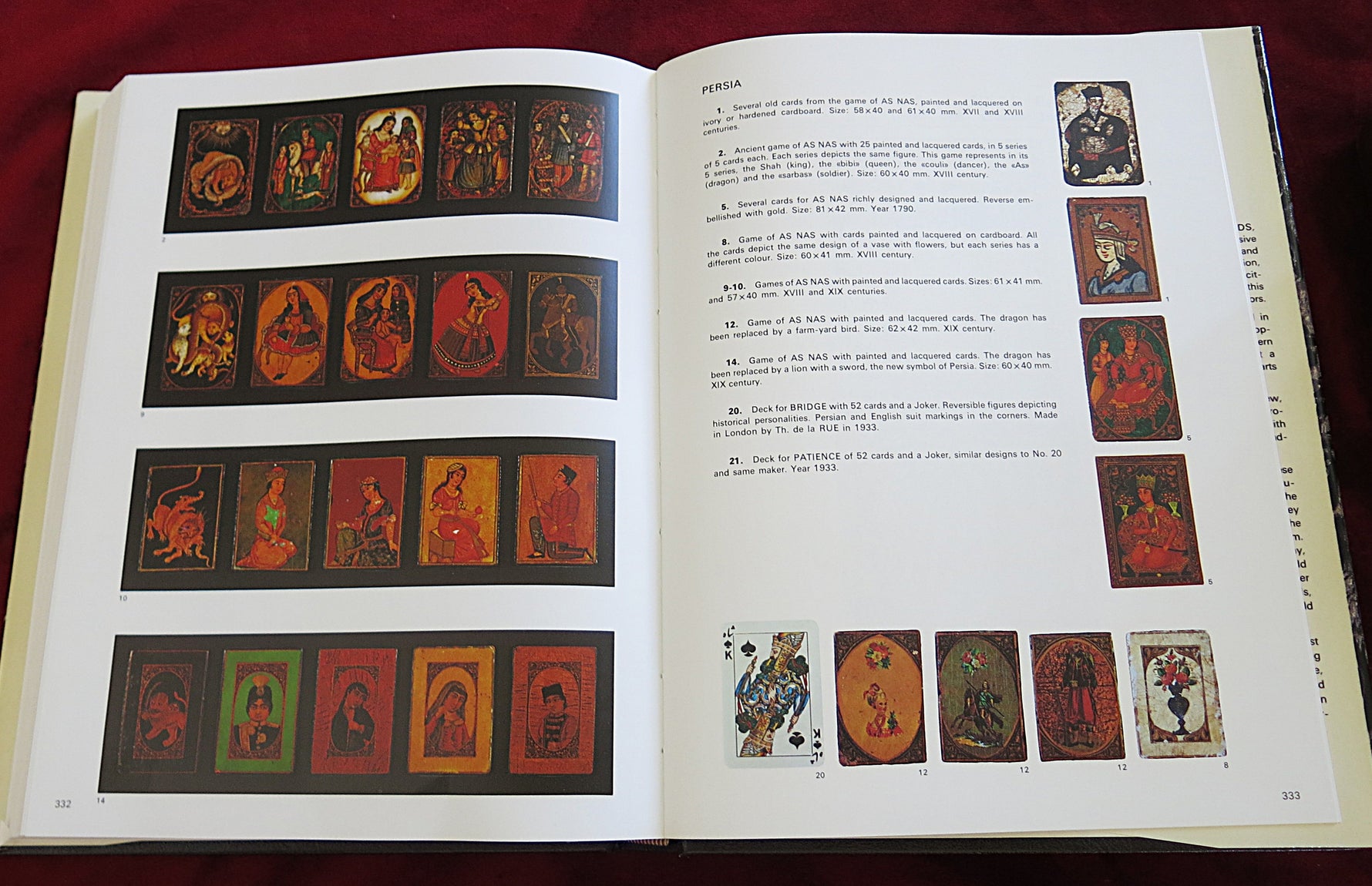 Musée Fournier Cartes à Jouer 1982 – Encyclopédie Complète en 2 Volumes