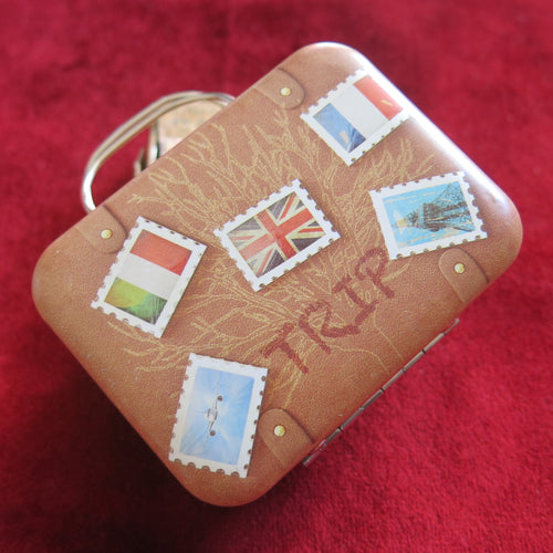 Mini coffret de voyage pour sorcière – Boîte magique artisanale avec mini tarot, sel de sorcière et fiole rituelle