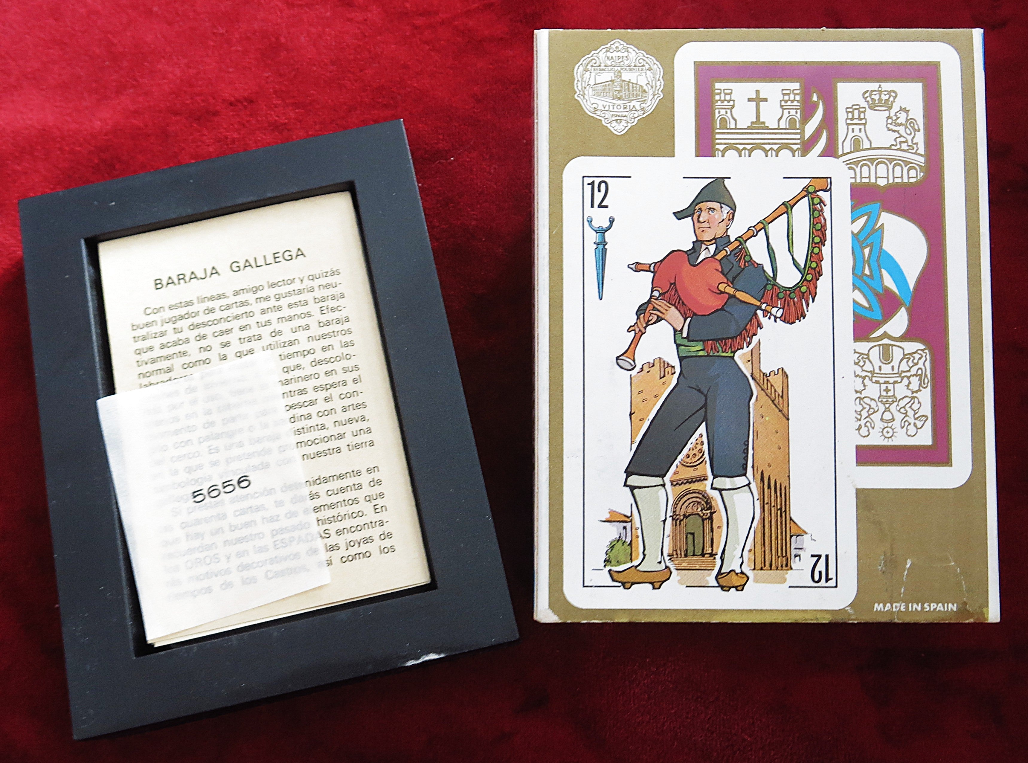 Vintage 1983 Galician Spanish deck – Fournier Vitoria (Spain)