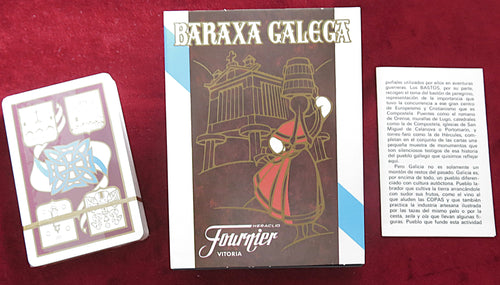 Jeu de cartes espagnol galicien vintage 1983 – Fournier Vitoria (Espagne)