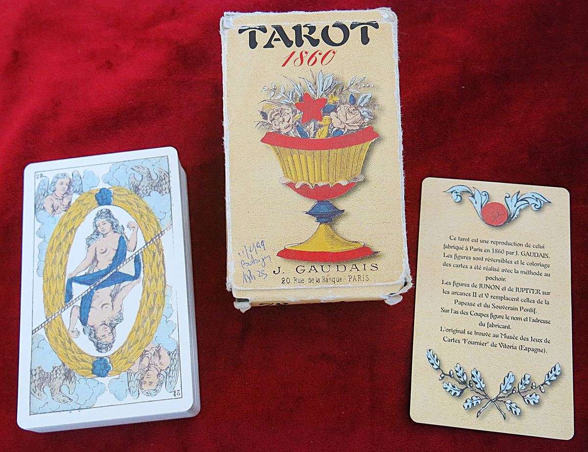 Tarot historique 1860 J. Gaudais - Jeu de Tarot ancien