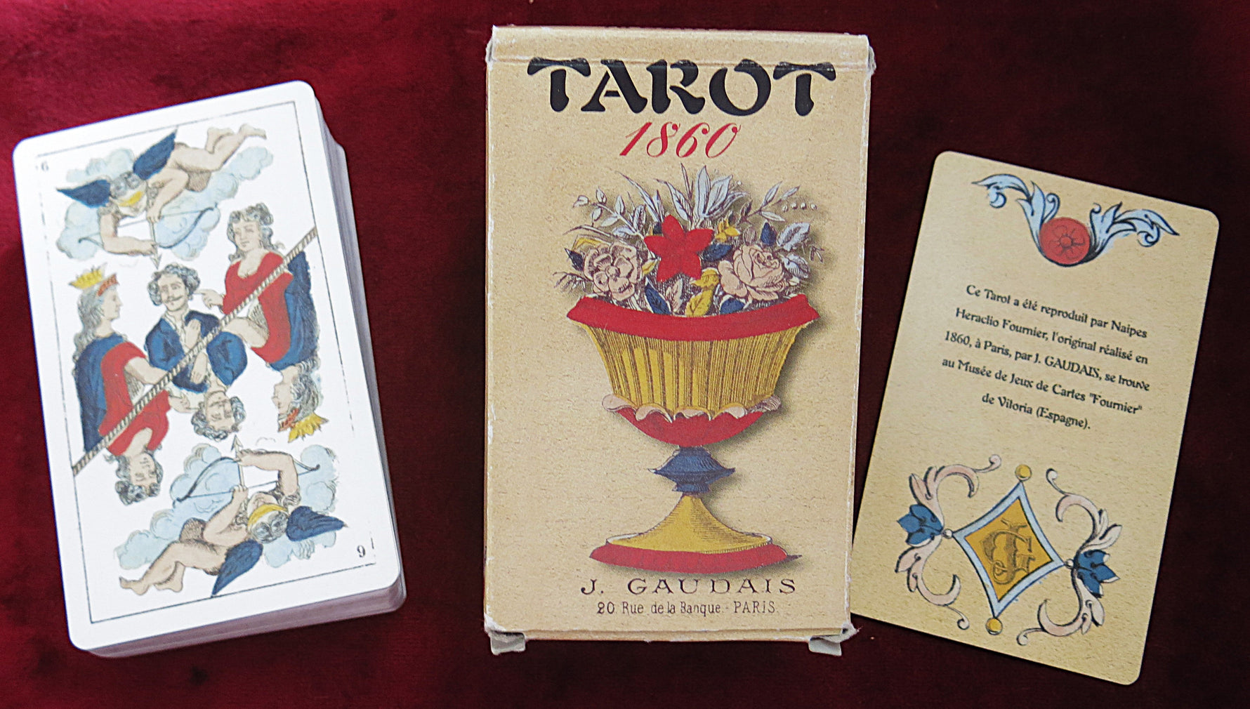 Historical Tarot 1860 J. Gaudais - Ancient Tarot Deck