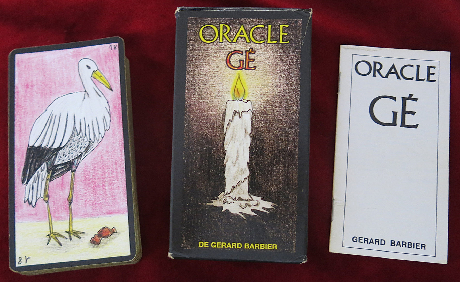 Oracle Gé Divinatory Deck – Gérard Barbier - 1991 Ed - intuitive reading oracle - VERY RARE