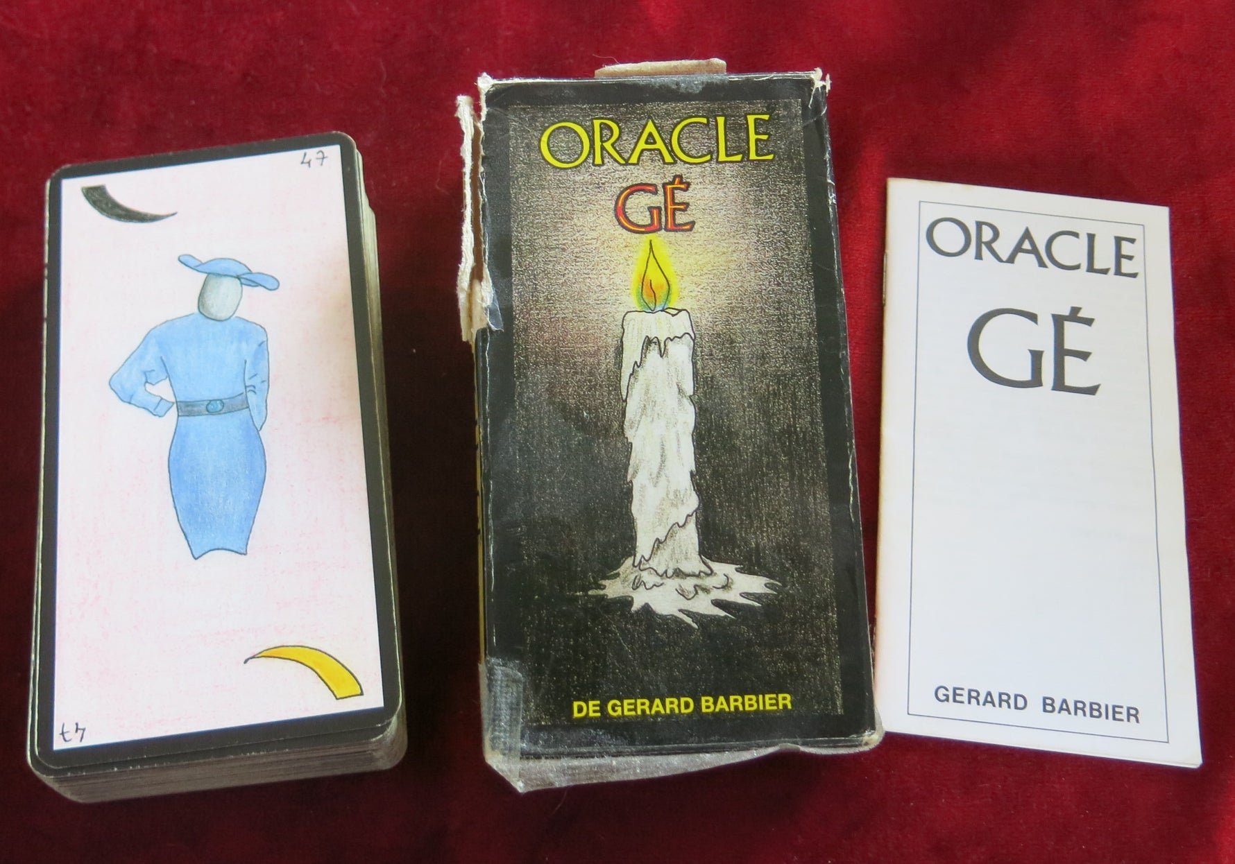 Oracle Gé Divinatory Deck – Gérard Barbier - 1991 Ed - intuitive reading oracle - VERY RARE