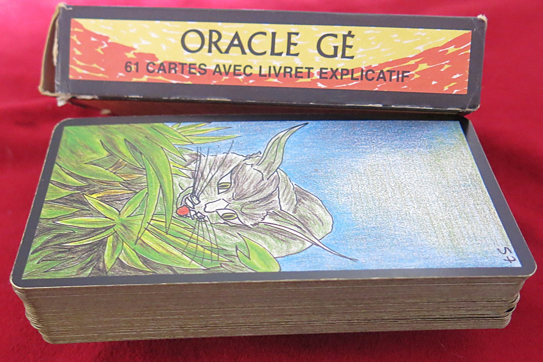 Oracle Gé Divinatory Deck – Gérard Barbier - 1991 Ed - intuitive reading oracle - VERY RARE