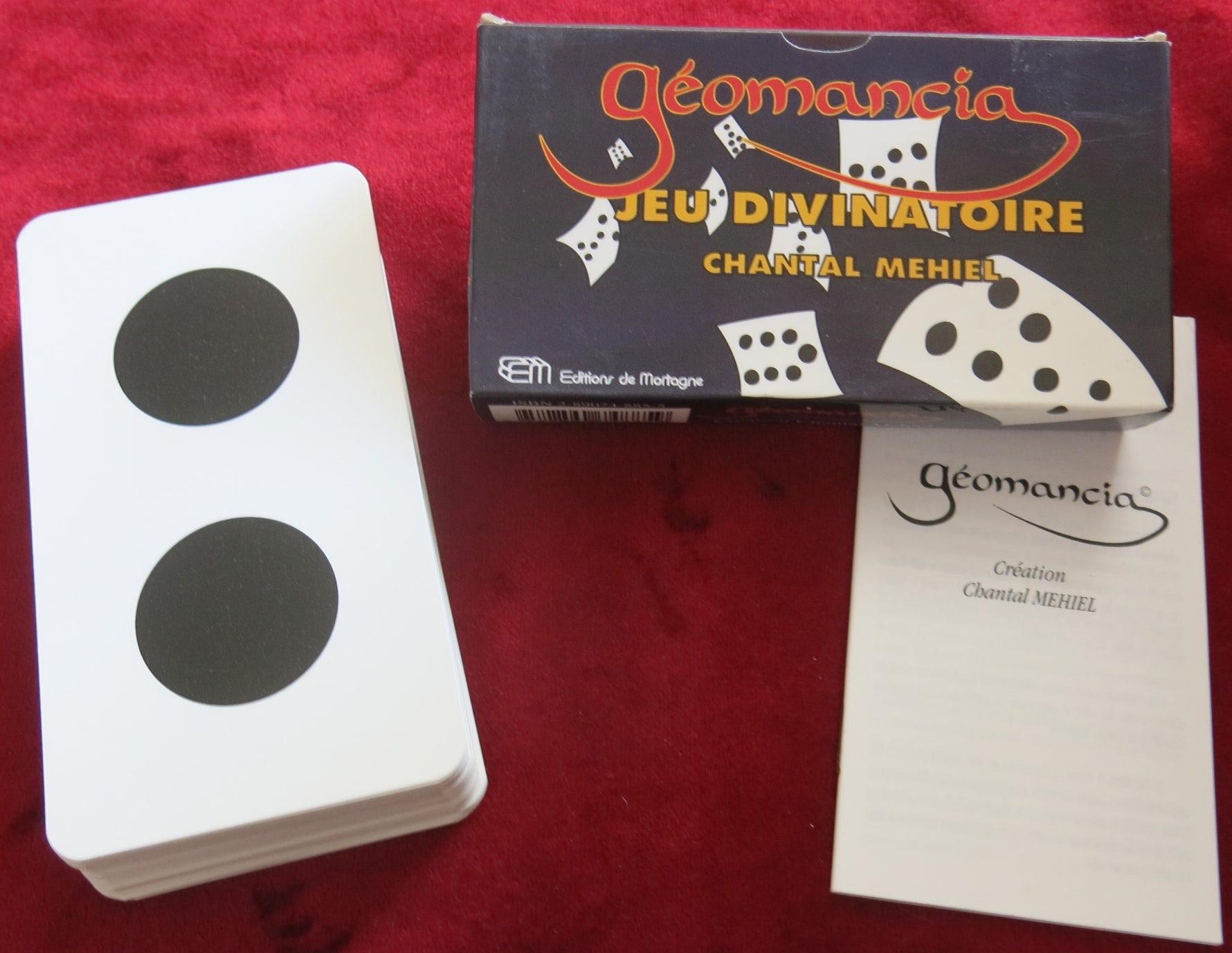 Rare! Geomancia Divination Cards (2007) – French Geomancy System – 64 Cards + Guidebook – OOP