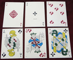 Cartes à jouer Gerente – Grimaud 1983 – Jeu de cartes Fantaisie Médiévale – Dos Labyrinthe