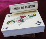 Cartes à jouer Gerente – Grimaud 1983 – Jeu de cartes Fantaisie Médiévale – Dos Labyrinthe