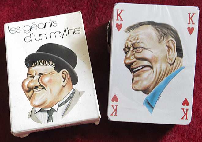 Les Géants d'un Mythe - Jeu de Cartes Hollywoodien Vintage 1983