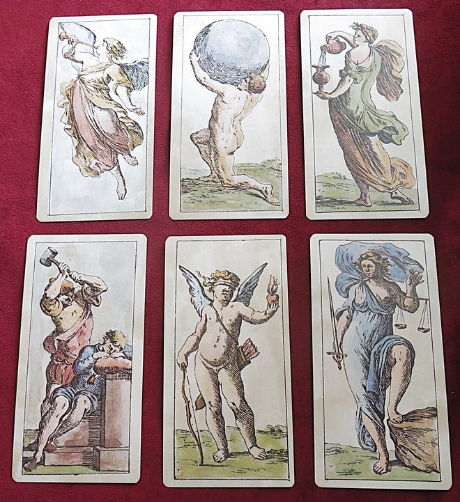 I Tarocchini – Giuseppe Maria Mitelli – Grafica Gutenberg, 1978 – Italian Tarot Deck (62 cards)
