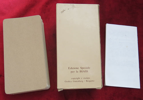 Giuseppe Maria Mitelli Tarot, Rare Italian Tarots,  ed Speciale BIASS