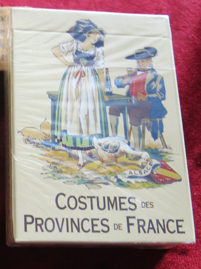 Costumes of the provinces of France playing cards