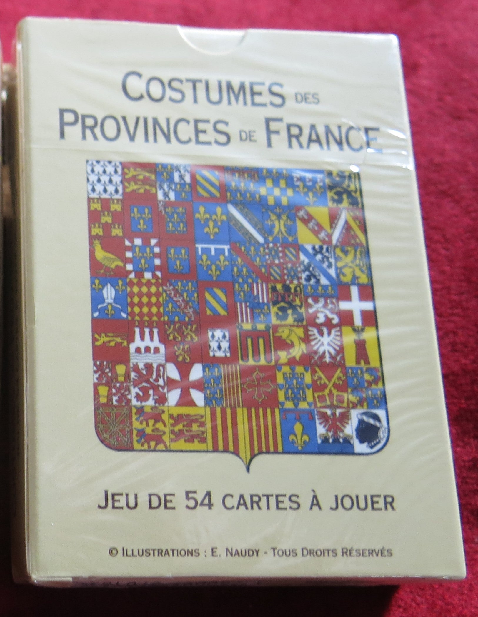 Costumes of the provinces of France playing cards