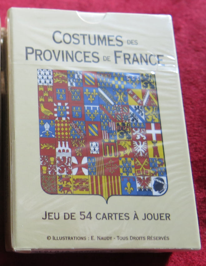 Costumes of the provinces of France playing cards