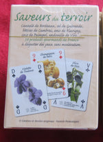 French Local flavors deck of cards
