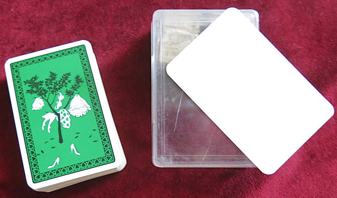Vintage French Erotic Playing Cards - Gold cover: 54 cartes sexy