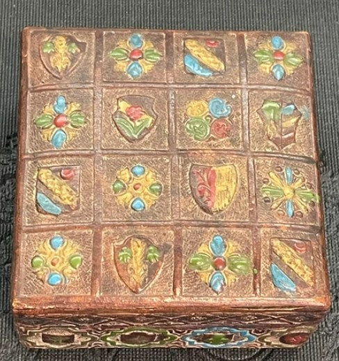 Boîte à bijoux ancienne de style gothique - XIXe siècle