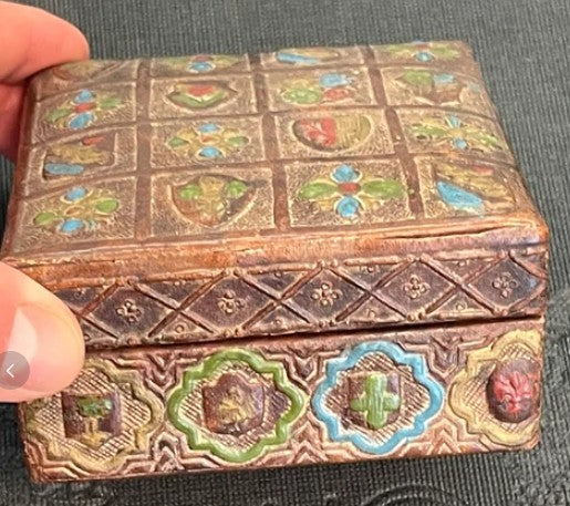 Boîte à bijoux ancienne de style gothique - XIXe siècle