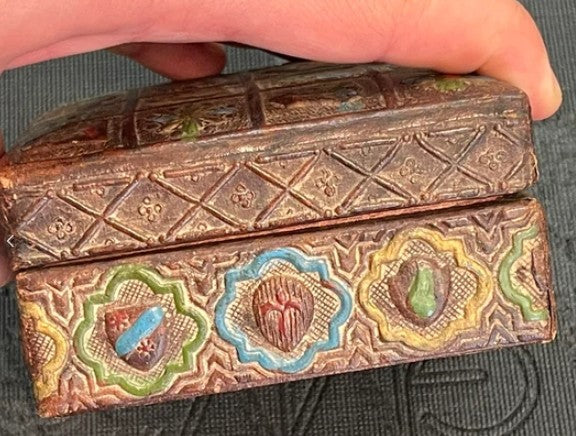 Boîte à bijoux ancienne de style gothique - XIXe siècle
