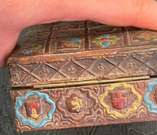 Boîte à bijoux ancienne de style gothique - XIXe siècle