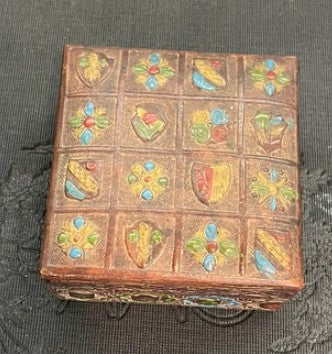 Boîte à bijoux ancienne de style gothique - XIXe siècle