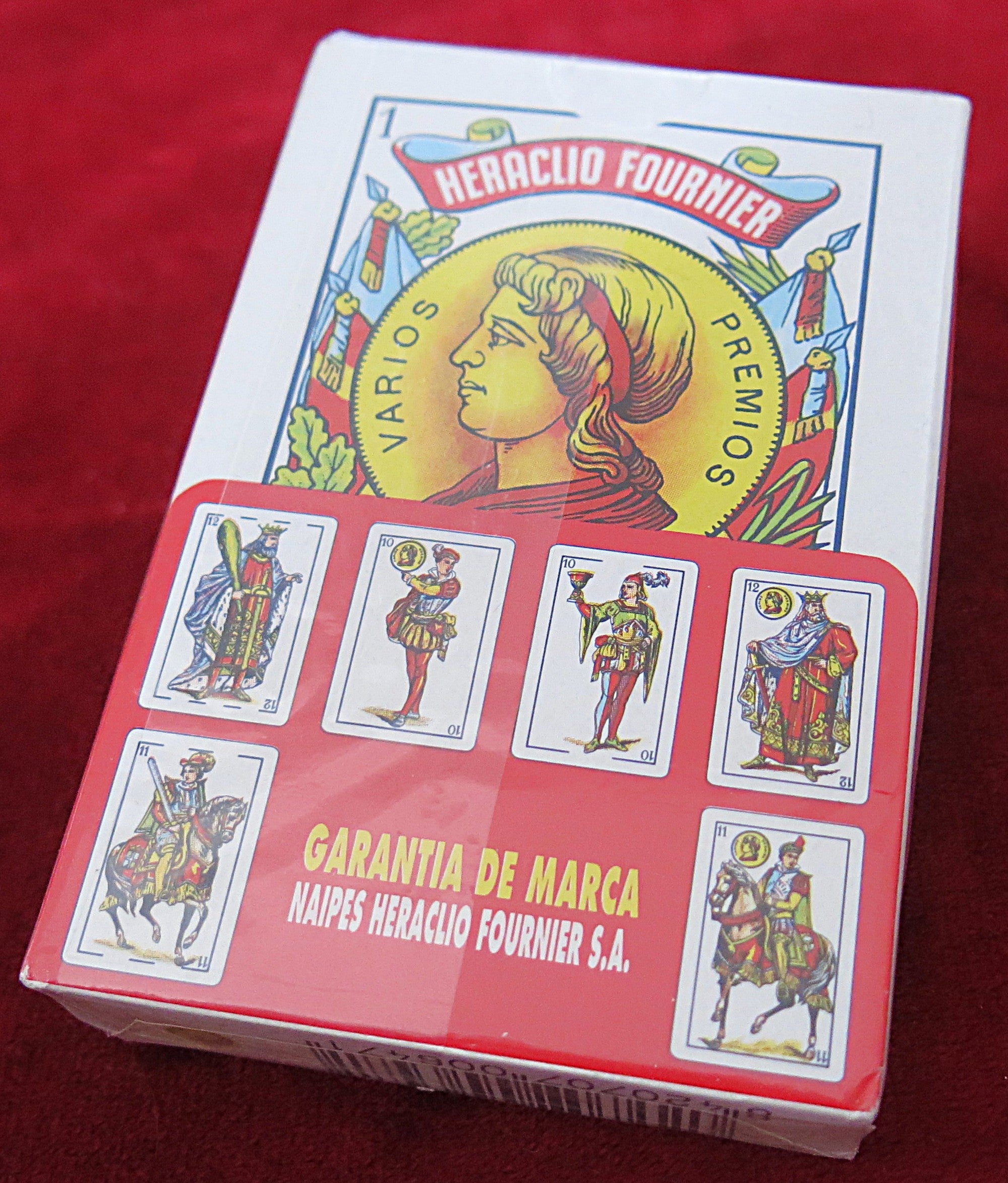 Heraclio Fournier Spanish Playing Cards 80s – Vintage Sealed Deck – Baraja Española – Naipes Fournier Vitoria Spain