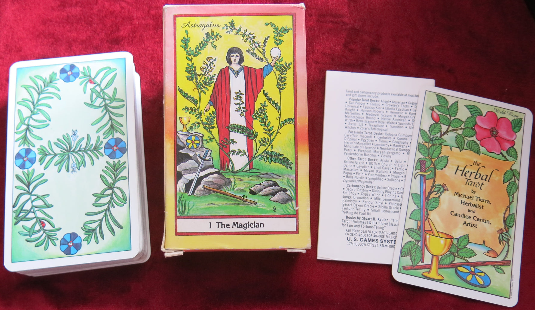Herbal Tarot Deck – Vintage Swiss-Printed Edition (1988) – Very Rare
