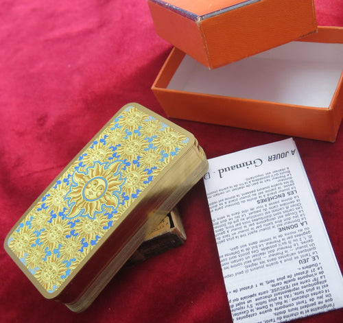 Hermes Tarot deck with Sun back and gold edges 1985