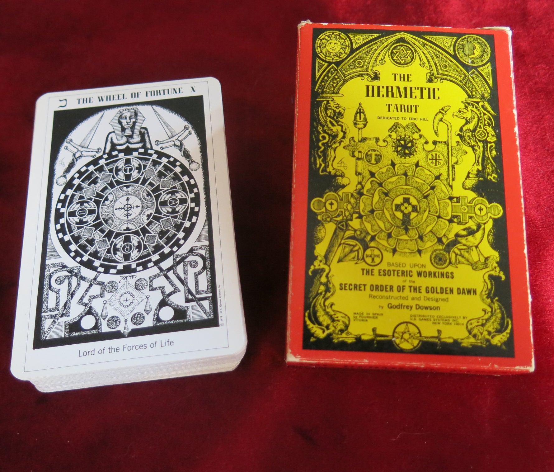 The Hermetic Tarot – 1st Edition, First Printing (1980) – Godfrey Dowson – Rare OOP