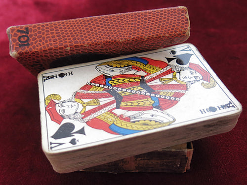 Cartes à jouer miniatures Héron – Capit'Luxe OPAK – Fabriquées en France vers 1950