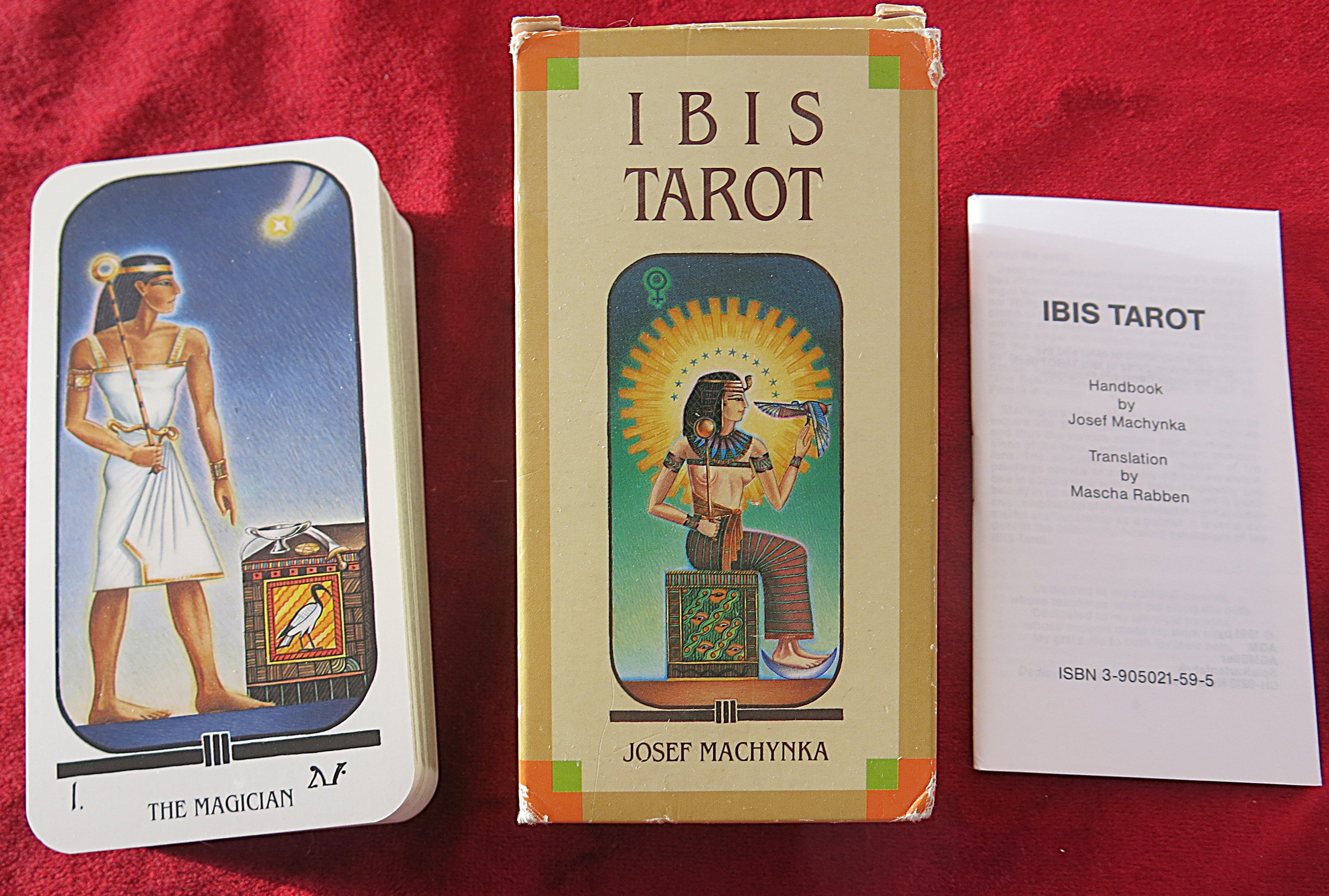 The IBIS Tarot Deck - Vintage Rare 1991 - Egyptian Tarot - Thoth God of Knowledge