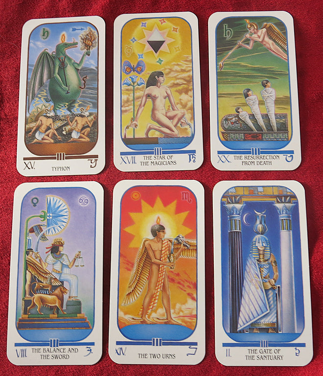 Le jeu de tarot IBIS - Vintage Rare 1991 - Tarot égyptien - Thot, Dieu de la Connaissance